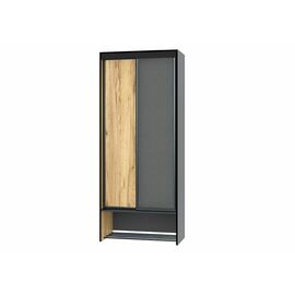 Шкаф-купе ОЛЬГА-ЛОФТ 10.1, Дуб Крафт Золотой, Темно Серый | Интернет магазин мебели и декора LifeDekor