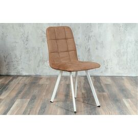 Стул мягкий SHADO Соната профиль бежевый велюр, белый каркас | Интернет магазин мебели и декора LifeDekor