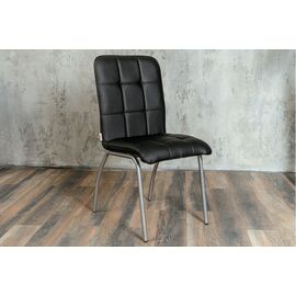 Кухонный стул SHADO София черный экокожа, каркас бриллиант | Интернет магазин мебели и декора LifeDekor