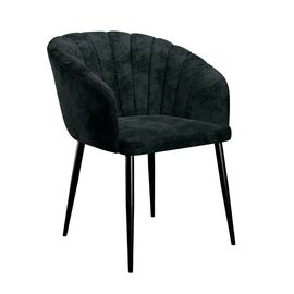 Стул DikLine 441 M18 черный, ножки черные | Интернет магазин мебели и декора LifeDekor