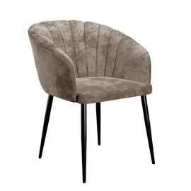 Стул DikLine 441 M05 шоколад, ножки черные | Интернет магазин мебели и декора LifeDekor