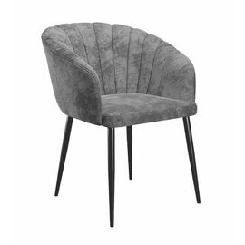 Стул DikLine 441 M14 серый, ножки черные | Интернет магазин мебели и декора LifeDekor