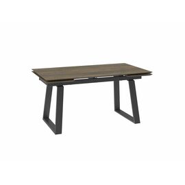 Стол Элит 200, Дуб винтаж, чёрный | Интернет магазин мебели и декора LifeDekor