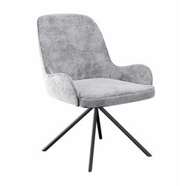 Стул DikLine 402 N84 св.серый, ножки черные | Интернет магазин мебели и декора LifeDekor