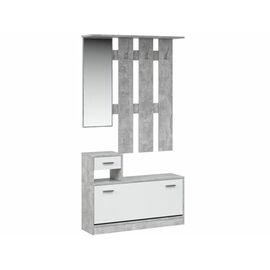 Прихожая «Интер», Ателье светлый/белый | Интернет магазин мебели и декора LifeDekor