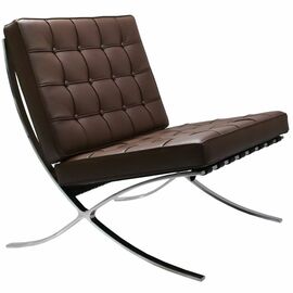 Кресло BARCELONA CHAIR коричневый | Интернет магазин мебели и декора LifeDekor