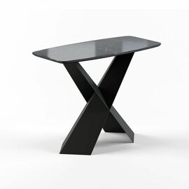 Консоль Tyler 100 керамика глянцевая, черная | Интернет магазин мебели и декора LifeDekor