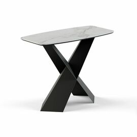 Консоль Tyler 100 керамика матовая, белая | Интернет магазин мебели и декора LifeDekor