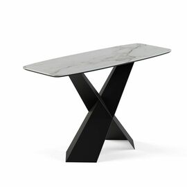 Консоль Tyler 130 керамика матовая, белая | Интернет магазин мебели и декора LifeDekor