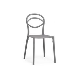 Пластиковый стул Simple gray | Интернет магазин мебели и декора LifeDekor