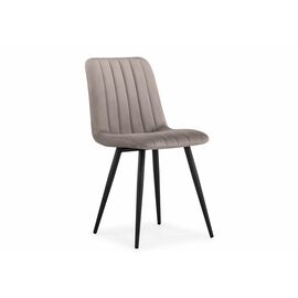 Стул на металлокаркасе Дани латте велюр velutto 08 / черный | Интернет магазин мебели и декора LifeDekor