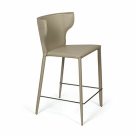 Стул полубарный Austin, кожа нуга | Интернет магазин мебели и декора LifeDekor