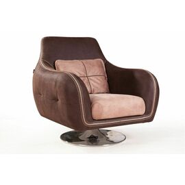 Napoli (Неаполь) кресло на хромированной опоре, замша | Интернет магазин мебели и декора LifeDekor