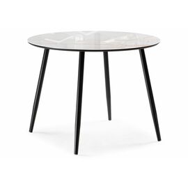 Стол стеклянный Анселм леонардо / черный | Интернет магазин мебели и декора LifeDekor