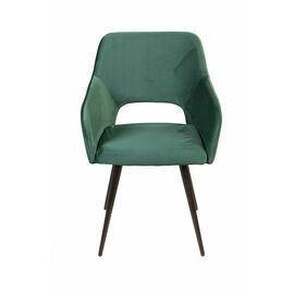 Стул Charlie поворотный 360 градусов, бархат зеленый 19 | Интернет магазин мебели и декора LifeDekor