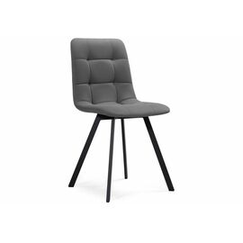 Стул на металлокаркасе Чилли черный / темно-серый | Интернет магазин мебели и декора LifeDekor