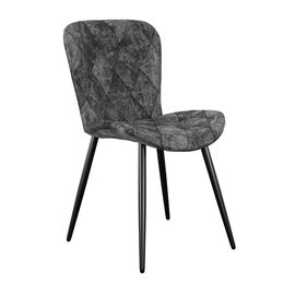 Стул DikLine 303 M14 серый, ножки черные | Интернет магазин мебели и декора LifeDekor