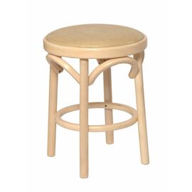 Табурет Венский мягкий (беленый дуб, экокожа бежевая) | Интернет магазин мебели и декора LifeDekor