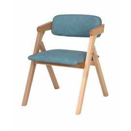 Стул складной Томас (бук/ткань Айсберг логан) | Интернет магазин мебели и декора LifeDekor