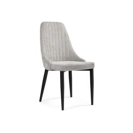 Стул на металлокаркасе Kora black / gray | Интернет магазин мебели и декора LifeDekor