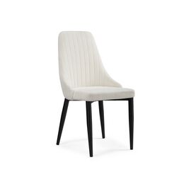 Стул на металлокаркасе Kora white / black | Интернет магазин мебели и декора LifeDekor