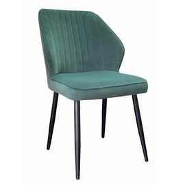 Стул DikLine 222М микровелюр Z39 авокадо, ножки черные | Интернет магазин мебели и декора LifeDekor