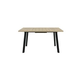 Стол Осло 140, Дуб Сильверджек Ореховый, Чёрный | Интернет магазин мебели и декора LifeDekor