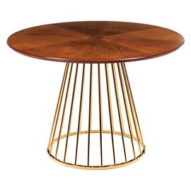 Стол Liverpool 110см, золотистые ножки | Интернет магазин мебели и декора LifeDekor