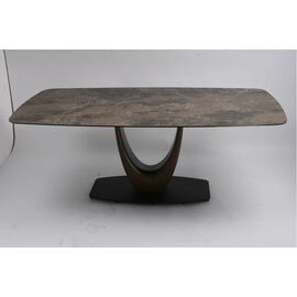 Стол обеденный Римини MC3020-180BR, 180х90х76 см, коричневая керамика | Интернет магазин мебели и декора LifeDekor