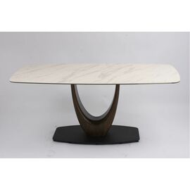 Стол обеденный Римини MC3020-200WT, 200х110х76 см, белая керамика | Интернет магазин мебели и декора LifeDekor