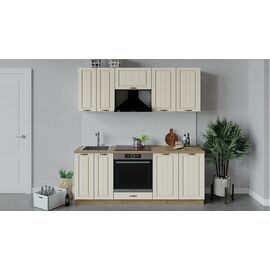 Кухонный гарнитур «Лина» длиной 200 см со шкафом НБ | Интернет магазин мебели и декора LifeDekor