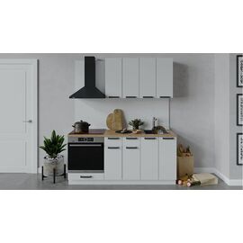 Кухонный гарнитур «Детройт» длиной 180 см со шкафом НБ | Интернет магазин мебели и декора LifeDekor