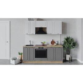 Кухонный гарнитур «Бьянка» длиной 200 см со шкафом НБ | Интернет магазин мебели и декора LifeDekor