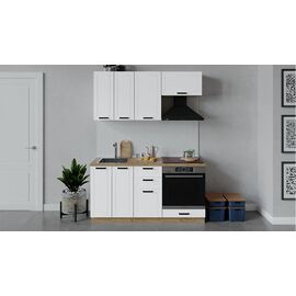 Кухонный гарнитур «Лорас» длиной 160 см со шкафом НБ | Интернет магазин мебели и декора LifeDekor