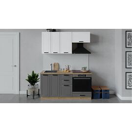 Кухонный гарнитур «Лорас» длиной 160 см со шкафом НБ | Интернет магазин мебели и декора LifeDekor