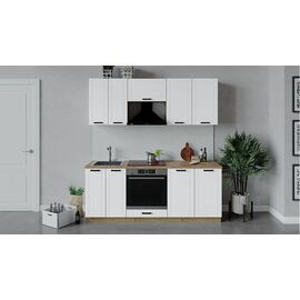 Кухонный гарнитур «Лорас» длиной 200 см со шкафом НБ | Интернет магазин мебели и декора LifeDekor