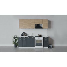 Кухонный гарнитур «Гранита» длиной 220 см | Интернет магазин мебели и декора LifeDekor