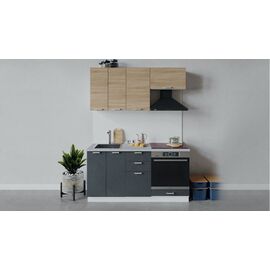 Кухонный гарнитур «Гранита» длиной 160 см со шкафом НБ | Интернет магазин мебели и декора LifeDekor