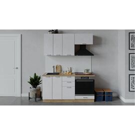 Кухонный гарнитур «Гранита» длиной 160 см со шкафом НБ | Интернет магазин мебели и декора LifeDekor