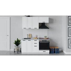 Кухонный гарнитур «Лорас» длиной 160 см со шкафом НБ | Интернет магазин мебели и декора LifeDekor