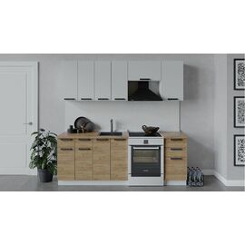 Кухонный гарнитур «Детройт» длиной 220 см | Интернет магазин мебели и декора LifeDekor