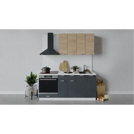 Кухонный гарнитур «Гранита» длиной 180 см со шкафом НБ | Интернет магазин мебели и декора LifeDekor