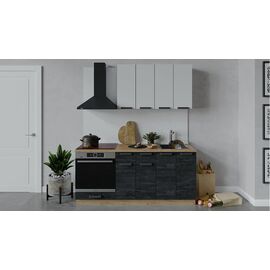 Кухонный гарнитур «Детройт» длиной 180 см со шкафом НБ | Интернет магазин мебели и декора LifeDekor