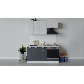 Кухонный гарнитур «Гранита» длиной 160 см со шкафом НБ | Интернет магазин мебели и декора LifeDekor