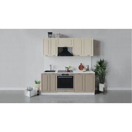 Кухонный гарнитур «Бьянка» длиной 200 см со шкафом НБ | Интернет магазин мебели и декора LifeDekor