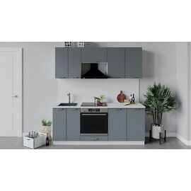 Кухонный гарнитур «Габриэлла» длиной 200 см со шкафом НБ | Интернет магазин мебели и декора LifeDekor