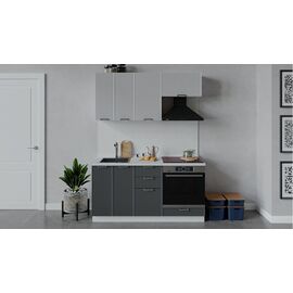 Кухонный гарнитур «Кимберли» длиной 160 см со шкафом НБ | Интернет магазин мебели и декора LifeDekor