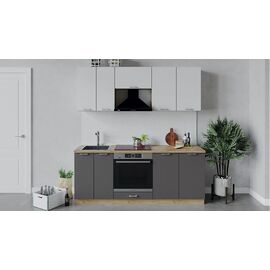 Кухонный гарнитур «Габриэлла» длиной 200 см со шкафом НБ | Интернет магазин мебели и декора LifeDekor