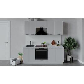 Кухонный гарнитур «Кимберли» длиной 200 см со шкафом НБ | Интернет магазин мебели и декора LifeDekor