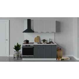 Кухонный гарнитур «Кимберли» длиной 180 см со шкафом НБ | Интернет магазин мебели и декора LifeDekor